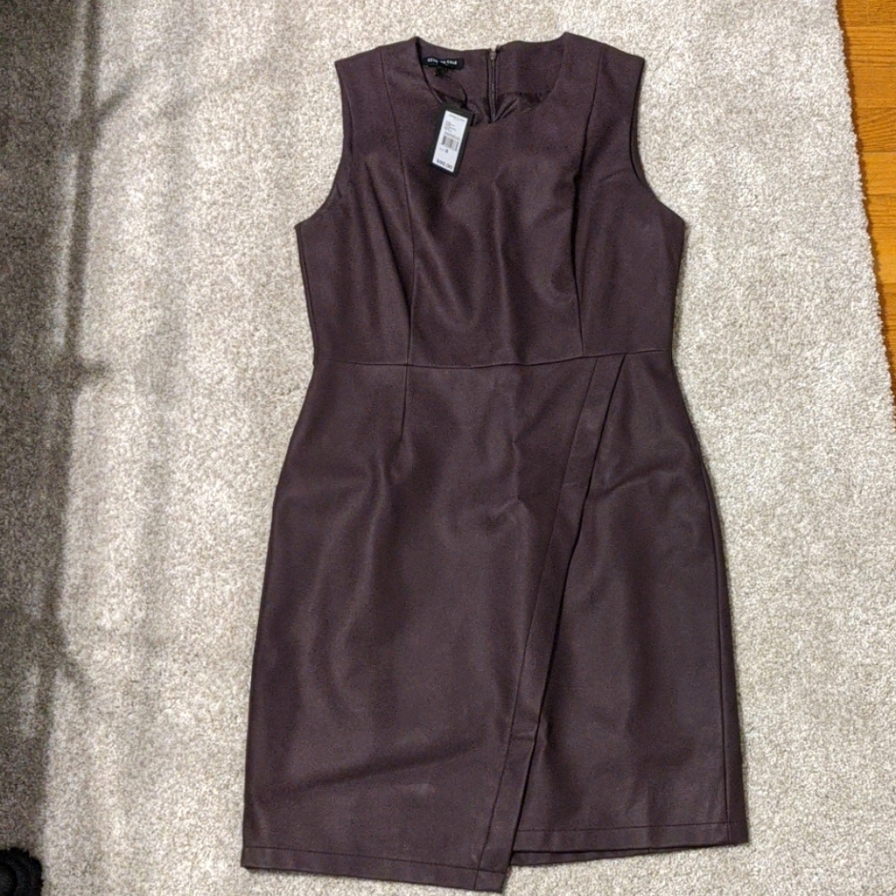 Faux Leather Kenneth Cole Dress
